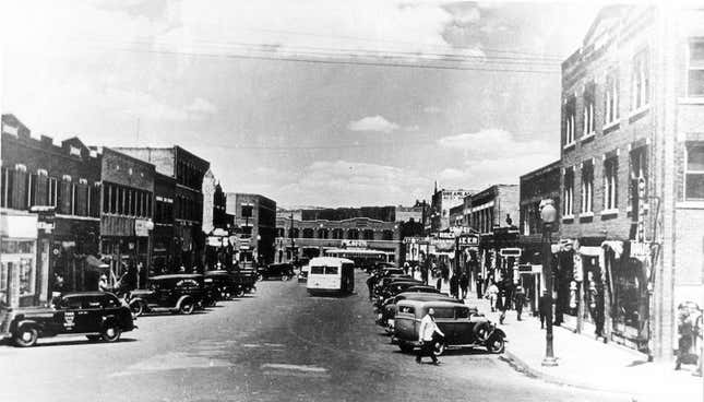 Greenwood in the 1930s.
