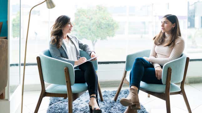 Image for article titled What Your Therapist Is Actually Thinking About You While You're Talking