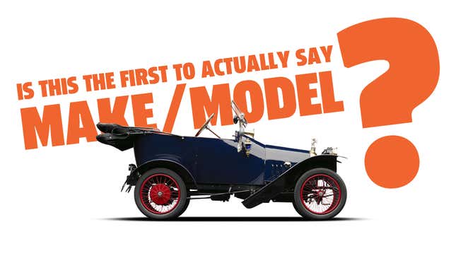 Image for article titled This May Be The First Car To Have An Actual Model Nameplate