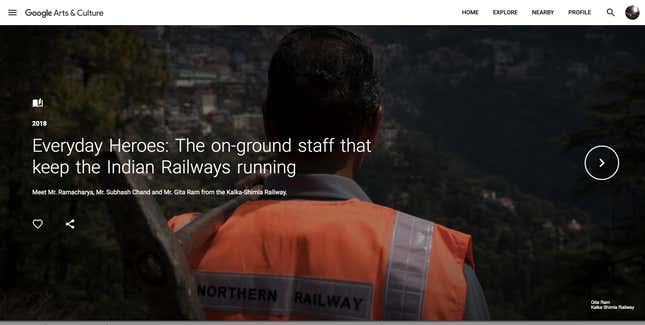 Image for article titled Google chronicles the people and places behind Indian Railways’ 165-year journey