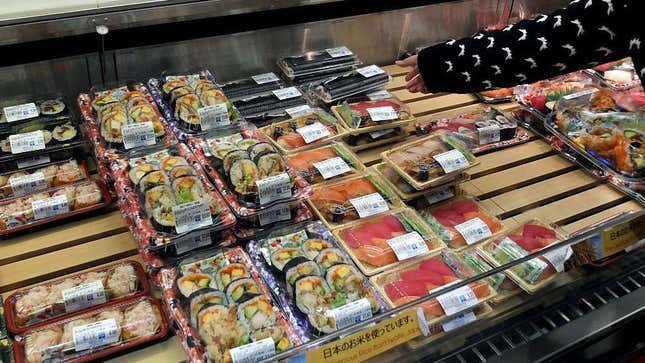Prepared foods at Mitsuwa Marketplace