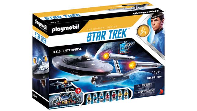 Image for article titled Playmobil&#39;s New Star Trek Playset Includes a Massive 39-Inch USS Enterprise
