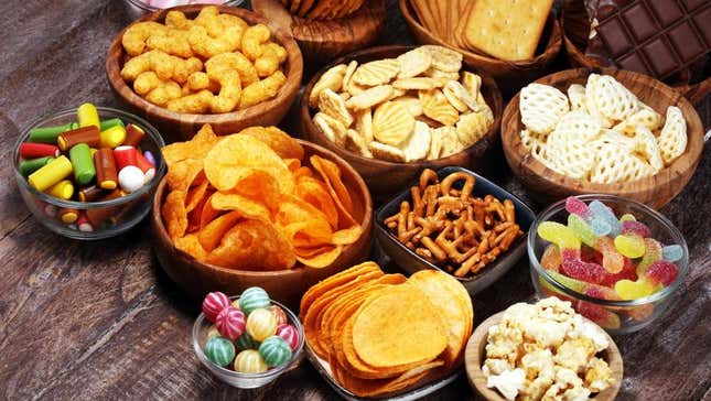 bowls of snacks