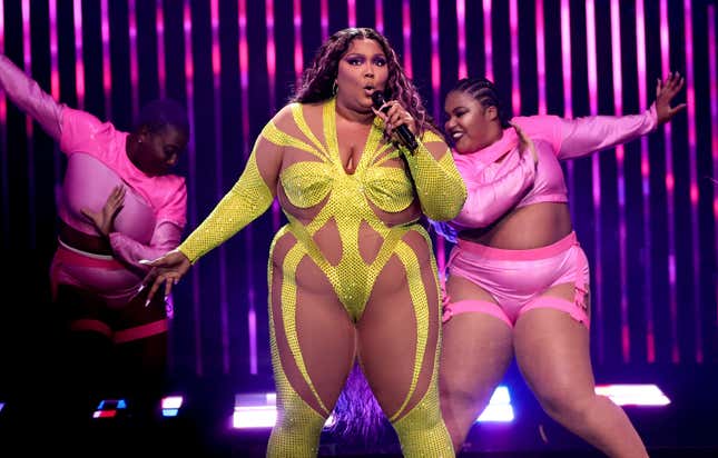 Lizzo performs onstage at Madison Square Garden on October 02, 2022 in New York City. 