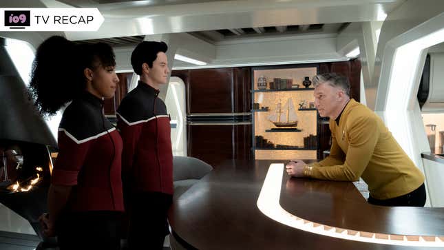 Image for article titled Star Trek: Strange New Worlds&#39; Lower Decks Crossover Is More Than a Gag
