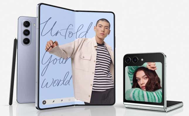 Nuevos Samsung Galaxy Z Fold 5 y Z Flip 5.