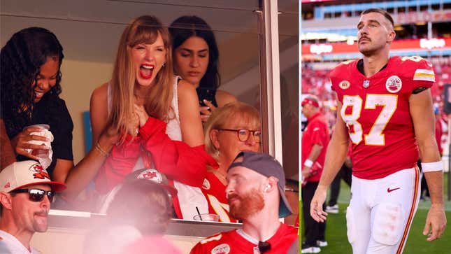 Taylor Swift Hangs With Travis Kelce's Mom at Chiefs Game