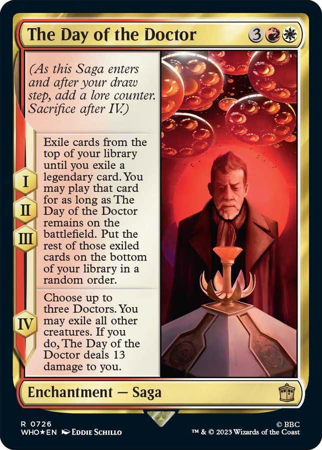 Image for article titled Magic The Gathering's Doctor Who Crossover Is a Cavalcade of Classic Heroes and Villains