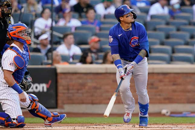 Looks like its time for Javy to swap blue pinstripes.