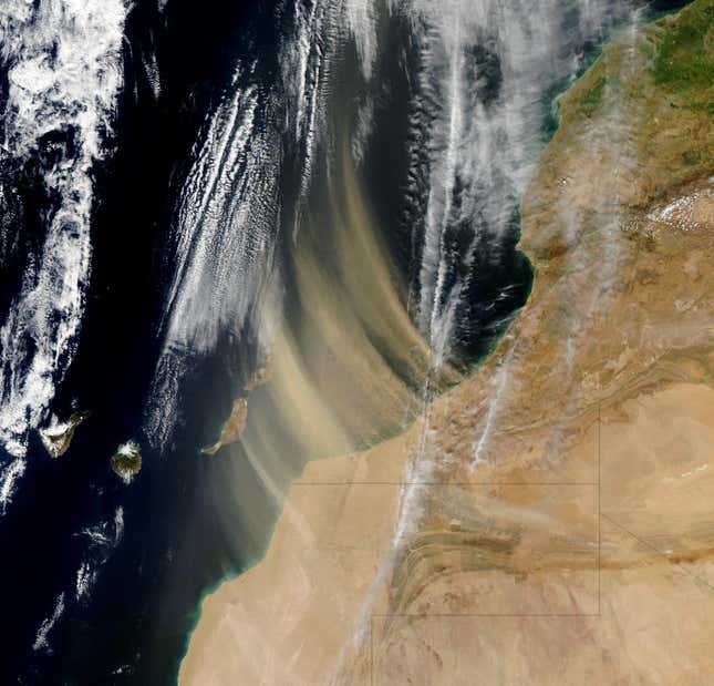 Image for article titled Earth’s fiercest dust storms, as seen from space