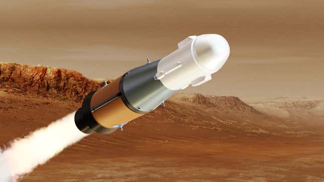 Imagen para el artículo titulado La NASA y la ESA cambian los planes para la ambiciosa misión de retorno de muestras de Marte
