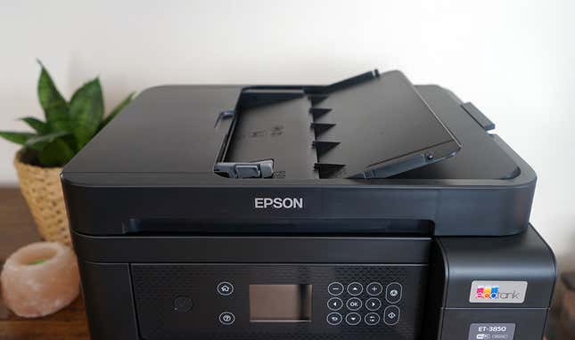 Detalle de una impresora Epson EcoTank ET-3850