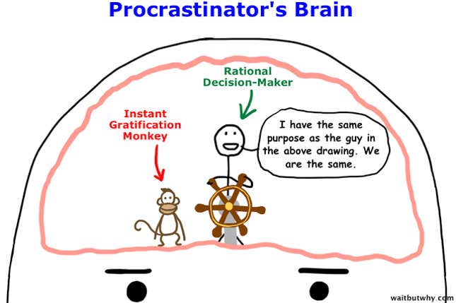 Image for article titled Why exactly procrastinators procrastinate