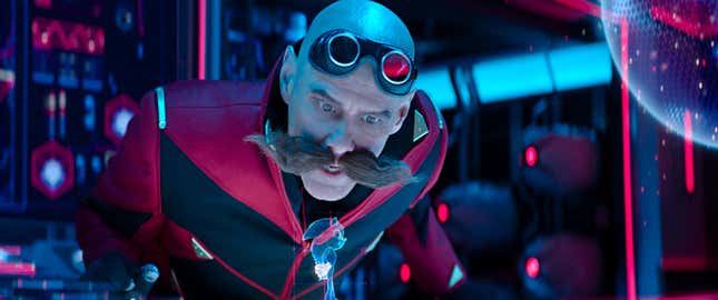 Jim Carrey as Dr. Robotnick in Sonic The Hedgehog 2