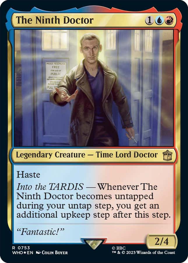 Image for article titled Magic The Gathering's Doctor Who Crossover Is a Cavalcade of Classic Heroes and Villains