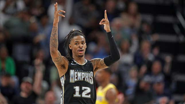 The NBA announced Wednesday that it suspended Ja Morant for eight games