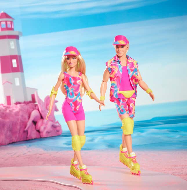 Barbie The Movie Barbie and Ken Inline Skating Outfit