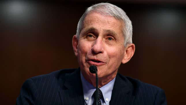 Image for article titled We Ask Dr. Fauci About What He's Planning For The Next Pandemic