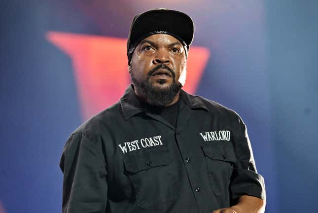  Rapper Ice Cube performs onstage during night 2 of the 2023 ESSENCE Festival Of Culture™ on July 01, 2023 in New Orleans, Louisiana.