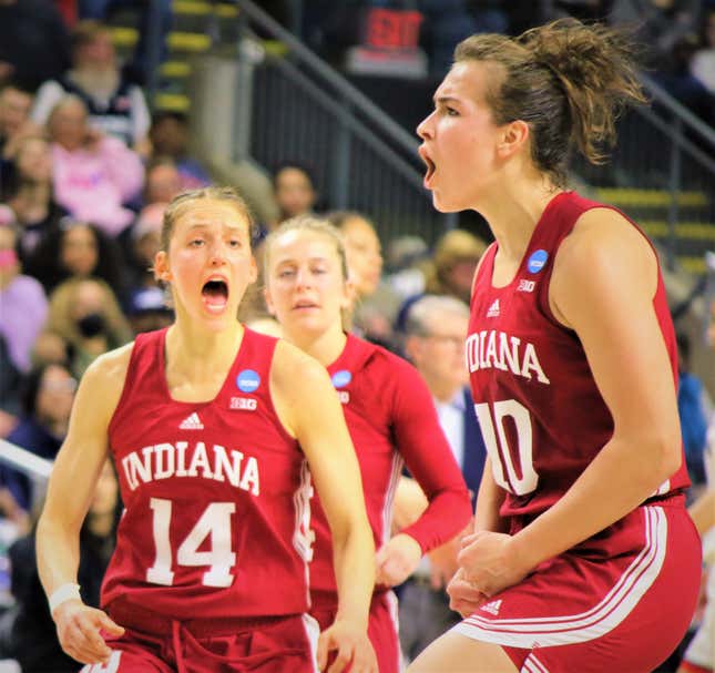 Image for article titled Photo Essay: N.C. State and UConn punch tickets to Elite Eight