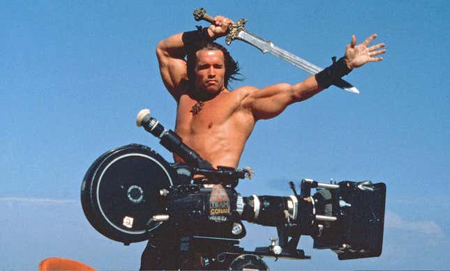 Image for article titled Get a Look Behind the Scenes of Schwarzenegger&#39;s Fantasy Classic Conan the Barbarian