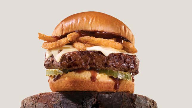 Arby's new Big Game Burger featuring beef, elk, and venison