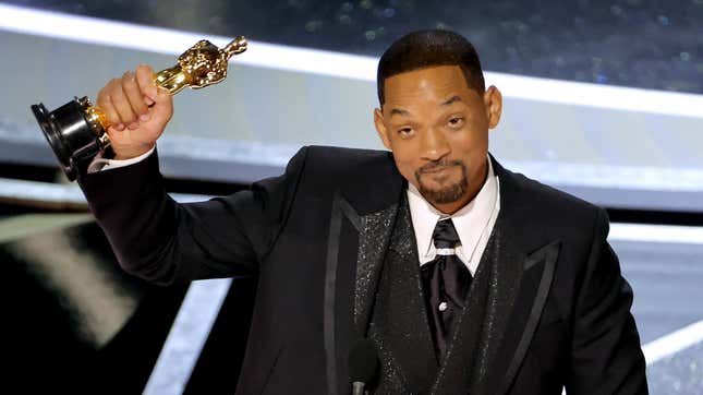 Will Smith accepts the Actor in a Leading Role award for ‘King Richard’ during the 94th Annual Academy Awards on March 27, 2022 in Hollywood, California.