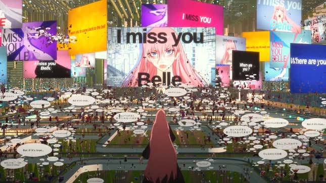Suzu enters a virtual world as Belle’s titular hero.
