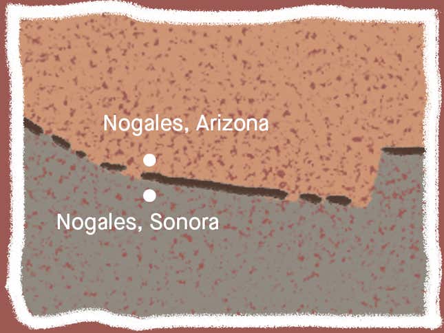 Nogales, Arizona and Nogales, Mexico