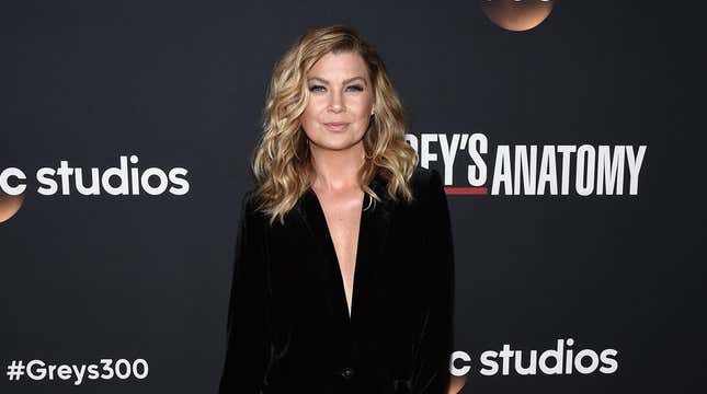 LOS ANGELES, CA - NOVEMBER 04: Actress Ellen Pompeo arrives at the 300th Episode Celebration for ABC's "Grey's Anatomy" at TAO Hollywood on November 4, 2017 in Los Angeles, California. (Photo by Amanda Edwards/WireImage)