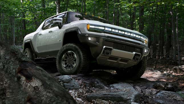 Image for article titled The Hummer EV Makes More Emissions than a Chevy Malibu Because It's a "Performance-Oriented EV"