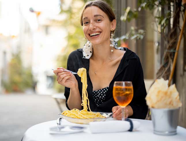 Image for article titled Woman Remains Humble Despite Recently Coming Into Quite A Bit Of Pasta