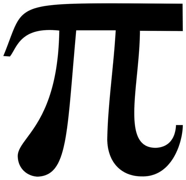 The Pi symbol.