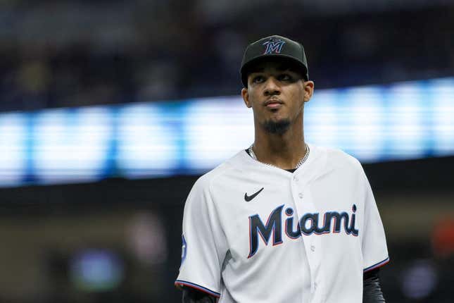 EURY PEREZ PROVIDES A BOOST ON AND OFF THE FIELD FOR THE MARLINS 