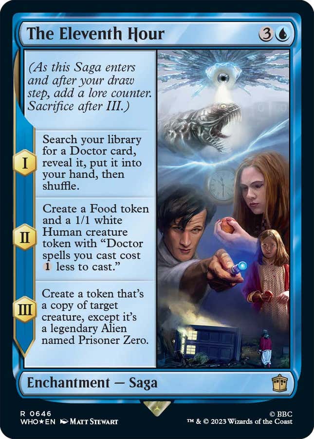 Image for article titled Magic The Gathering's Doctor Who Crossover Is a Cavalcade of Classic Heroes and Villains