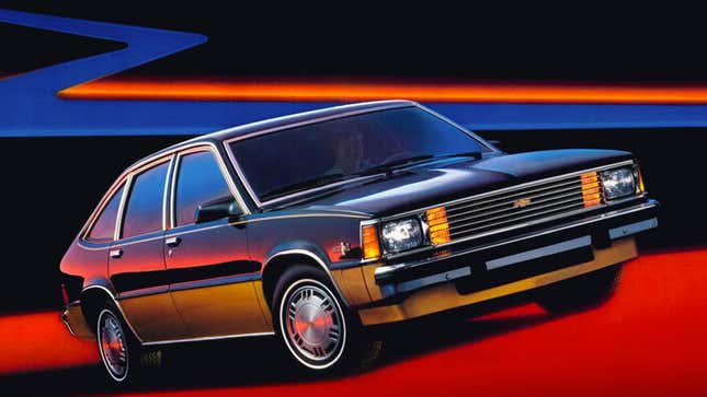 An image of a Chevrolet car from the 1980s. 