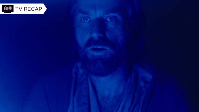 Obi Wan in blue light
