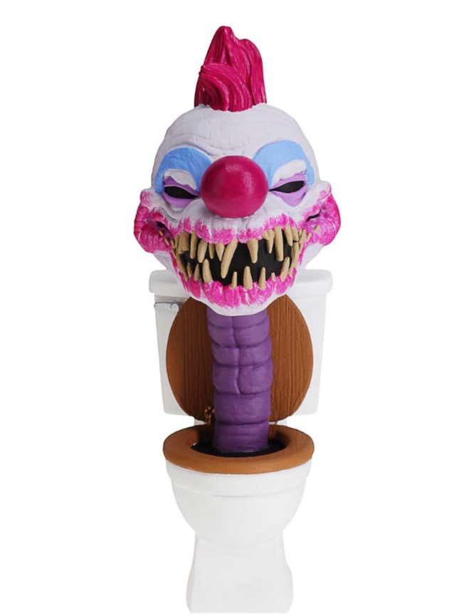 Killer Klowns from Outer Space Baby Klown Toilet Bobblehead Statue