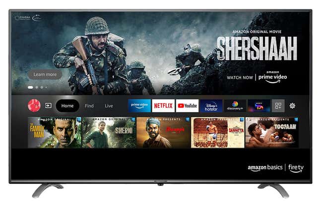 El televisor de marca AmazonBasics que Amazon ya vende en la India