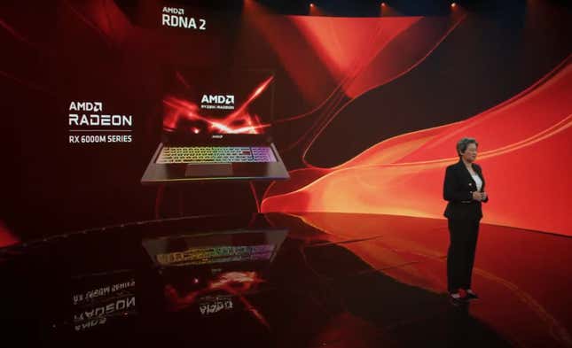 AMD’s new Radeon RX 6000M mobile GPUs will be headlined by the new RX6800M.