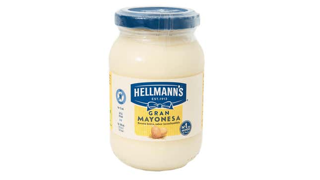 Yeah, this label is in Spanish. Mayo belongs to the world.