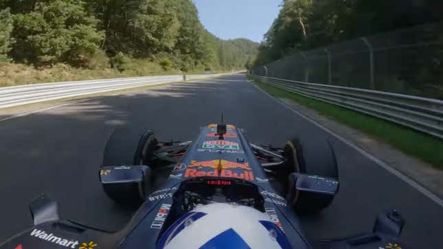 Image for article titled Watch Sebastian Vettel And David Coulthard Run Championship-Winning F1 Cars On The Nürburgring