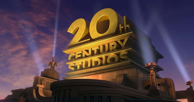 Logo for film company 20th Century Studios.