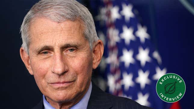 Image for article titled We Ask Dr. Fauci About What He's Planning For The Next Pandemic