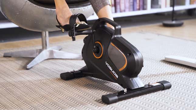 Under-Desk Bike Pedal Exerciser | $120 | Amazon