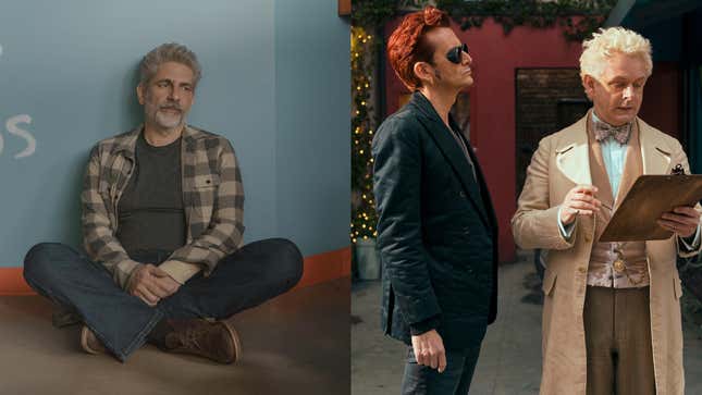 Michael Imperioli in This Fool; David Tennant and Michael Sheen in Good Omens