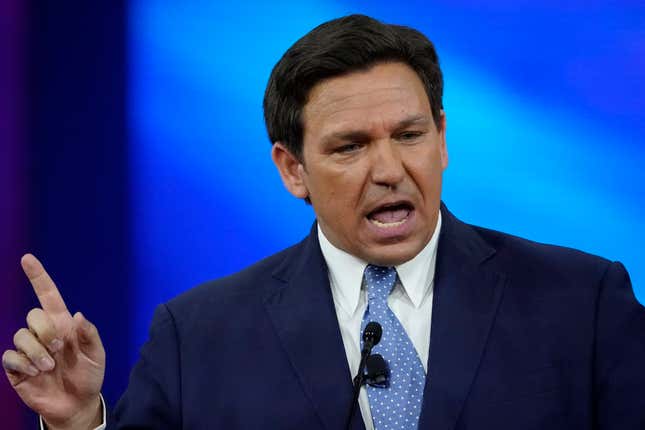 Florida Gov. Ron DeSantis has been one of the biggest political adversaries of critical race theory. 