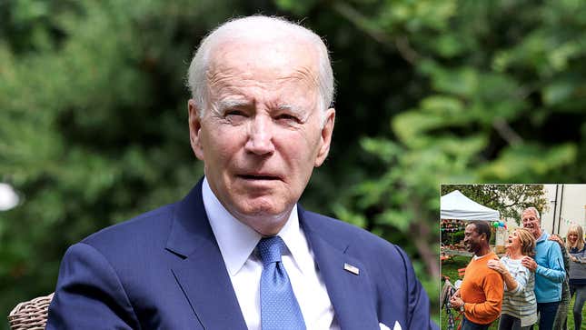 Image for article titled New Poll Finds Most Americans See Biden As Too Old To Effectively Lead Conga Line