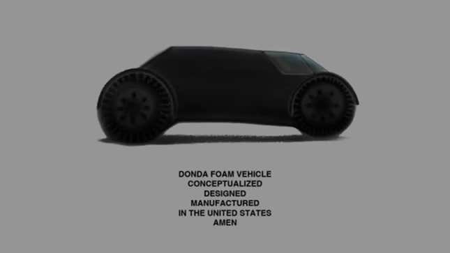 Image for article titled Kanye West Is Designing a Foam Concept Car