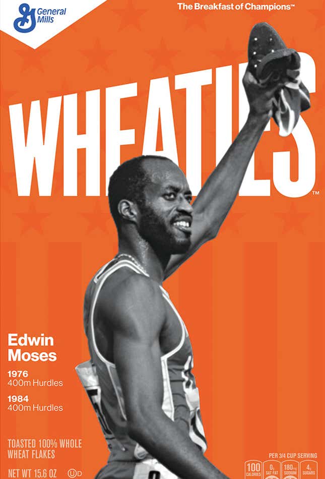 Image for article titled Every Olympic athlete that’s been on the Wheaties box